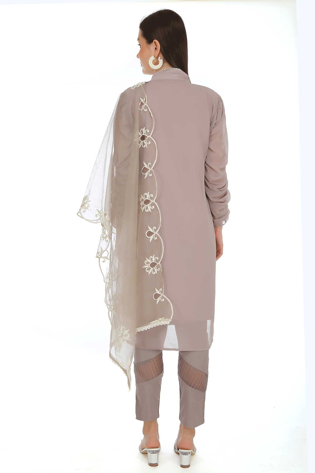 Mahi Mouve Puffed sleeves Suit Set